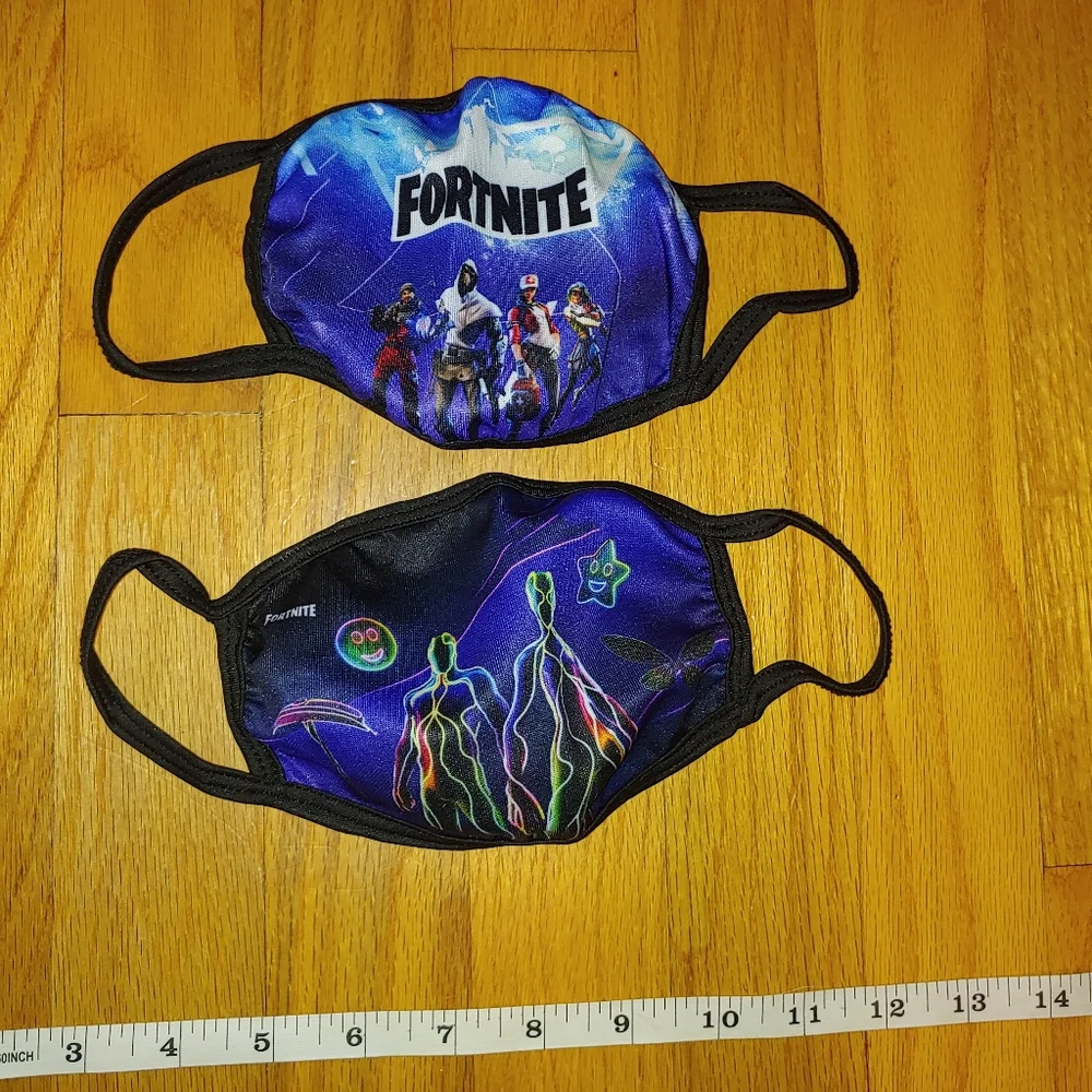 $4 Set of 2 Random Fortnite Children's Cloth Face Masks